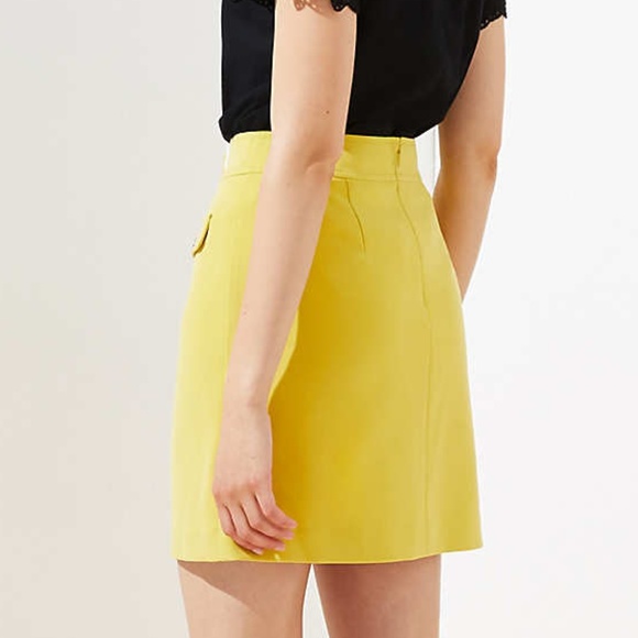 NWT LOFT FLAP POCKET SHIFT SKIRT - Picture 4 of 4
